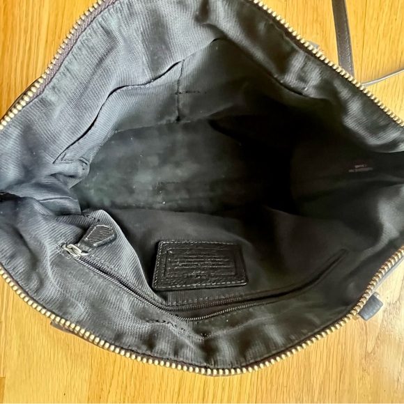 Coach New York Kelsey Pebbled Leather Top Handle Satchel Brown Bag Purse - Picture 7 of 7